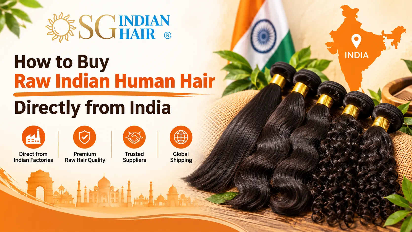 How to Buy Raw Indian Human Hair Directly from India
